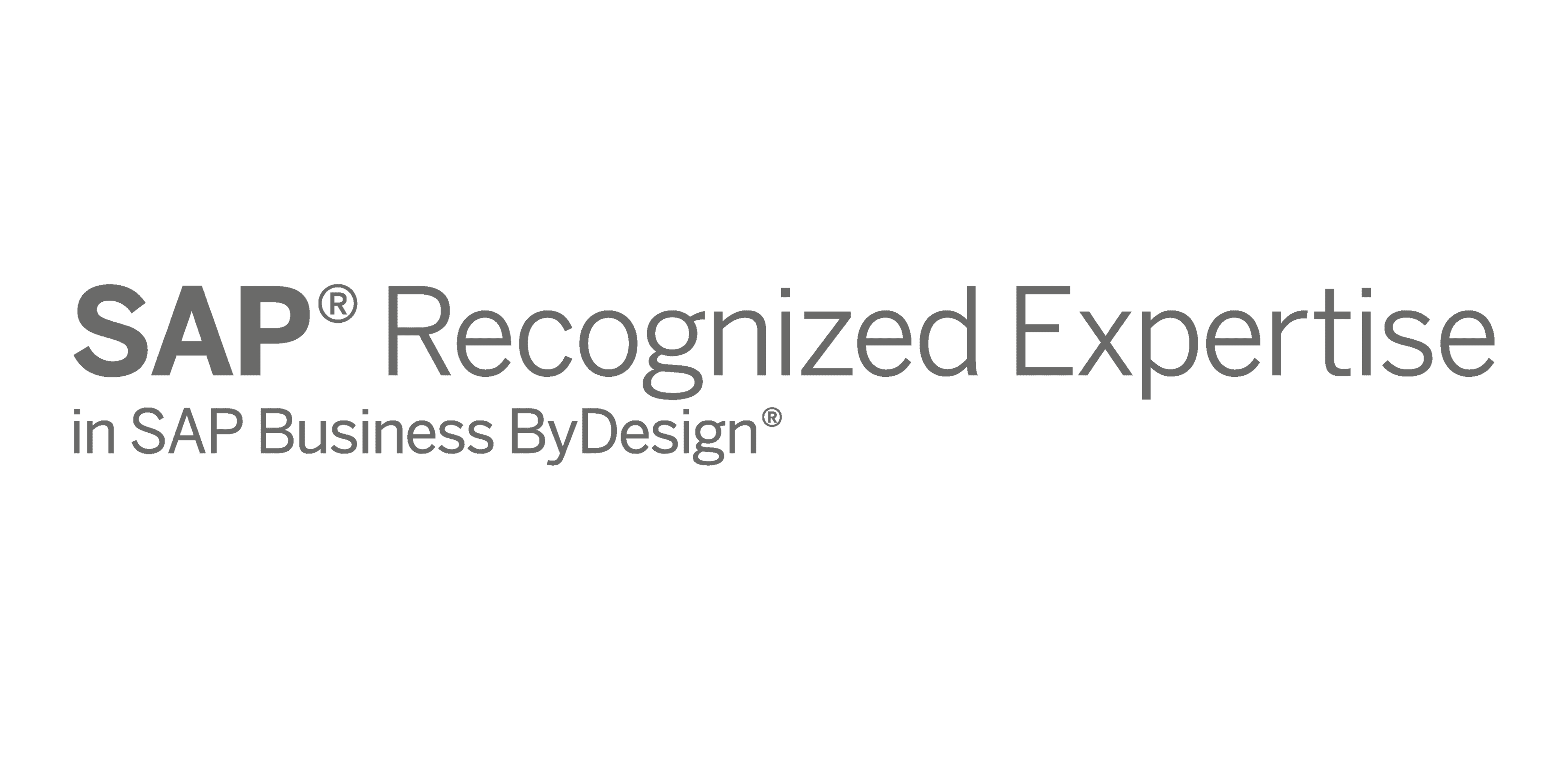 Logo SAP Recognized Expertise in SAP Business ByDesign